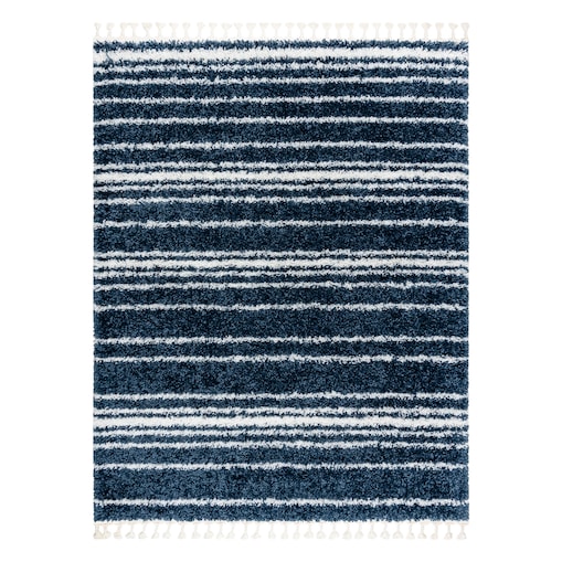 Dywan UNION 4080 Pasy niebieski / krem 140x190 cm