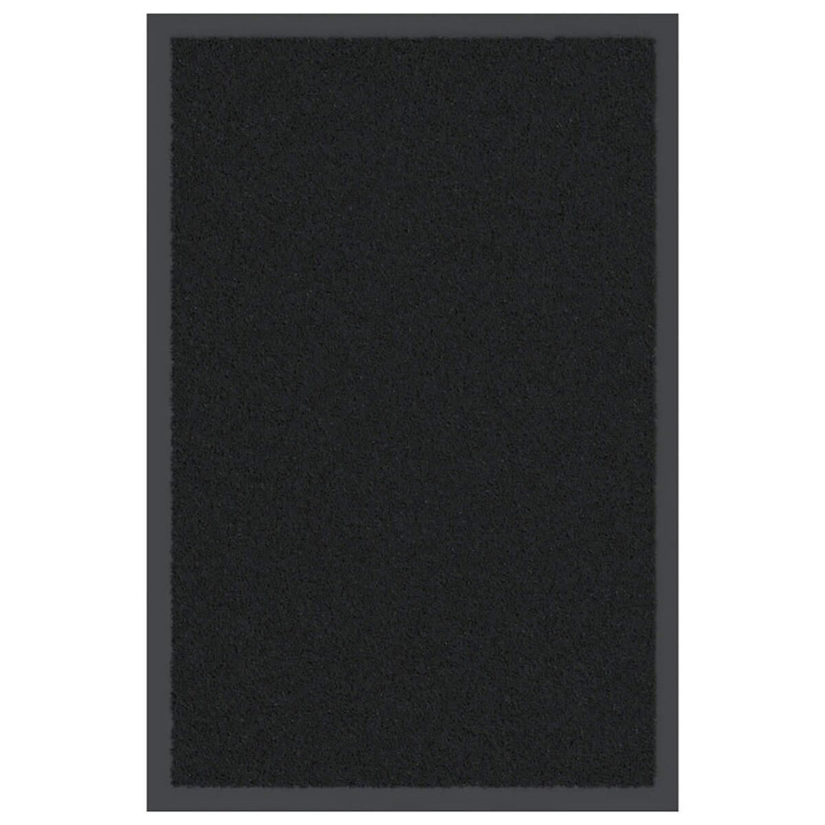 vidaXL Wycieraczka, czarna, 40 x 60 cm