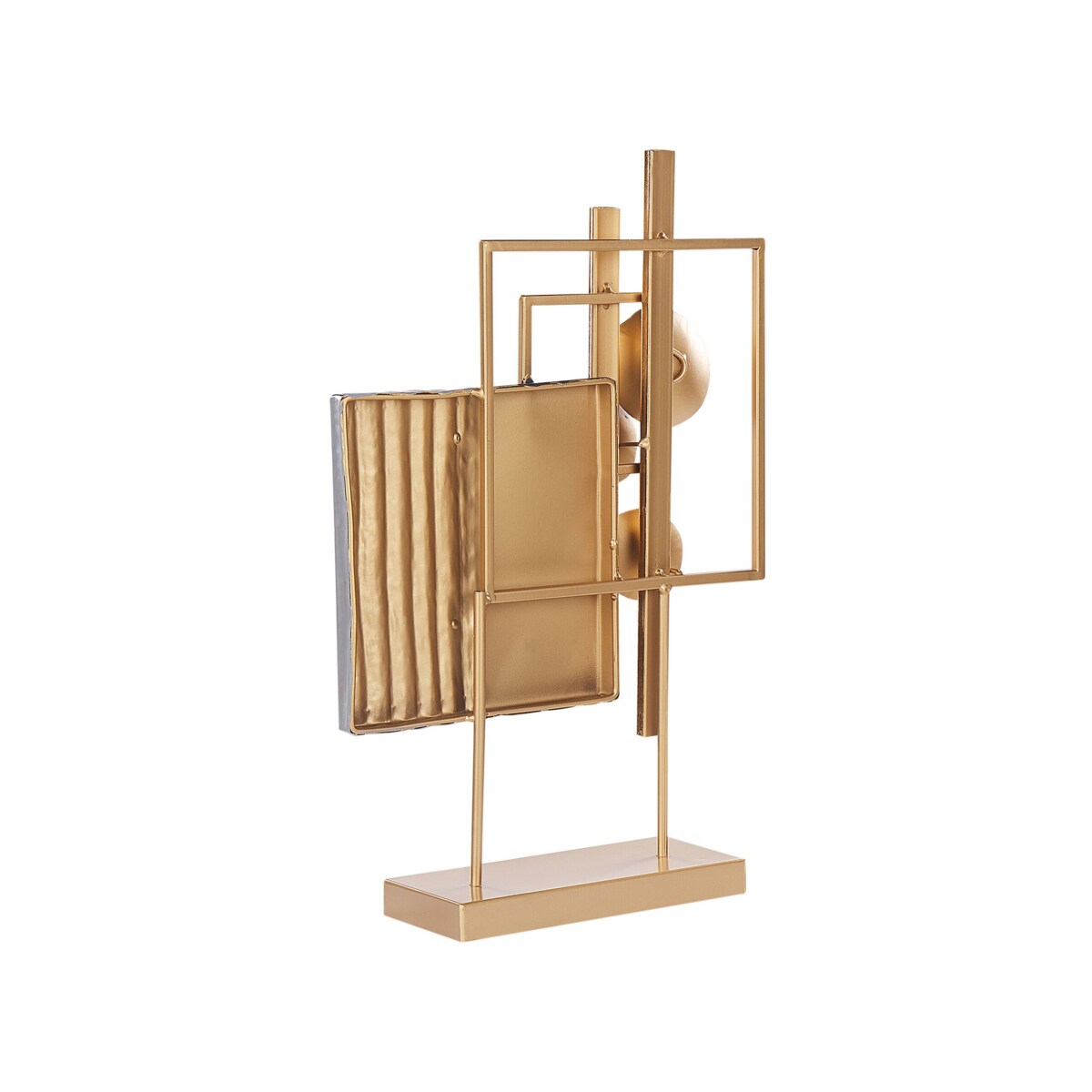 Dekoracyjna rzeźba metalowa złota SULFUR