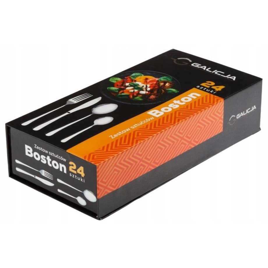 Zestaw sztućców BOSTON 24 elementy SZTUĆCE widelec nóż łyżka 6 osób