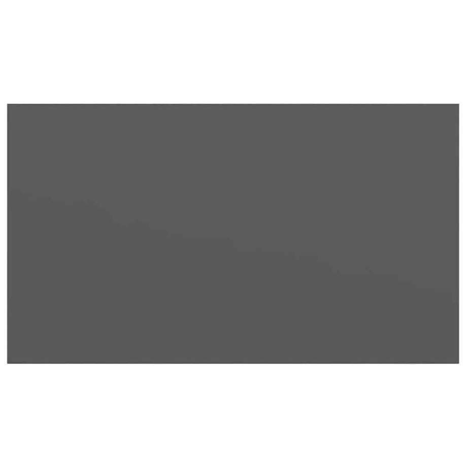 vidaXL Półka ścienna, szara, wysoki połysk, 40 x 23 x 3,8 cm, MDF