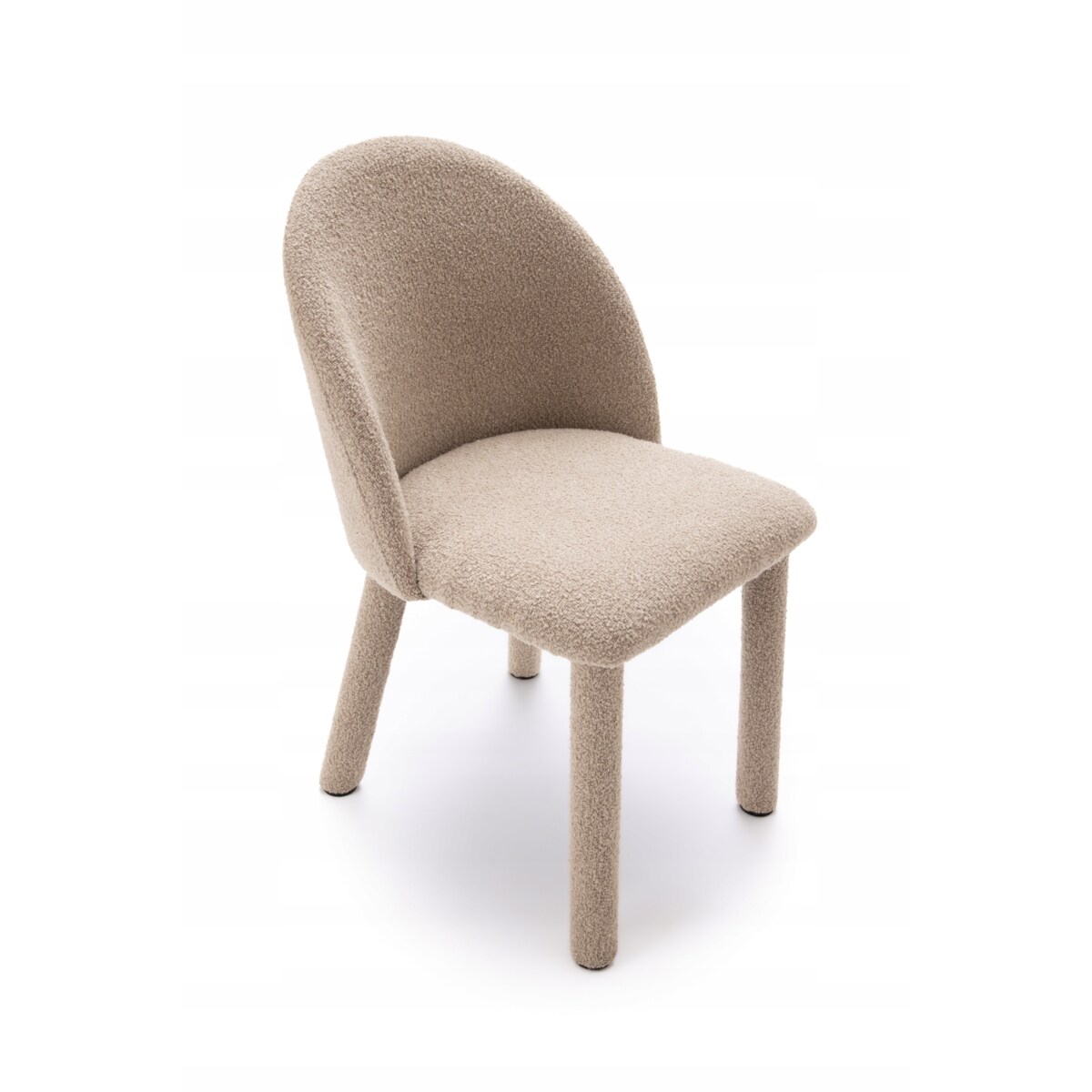 ZESTAW 2 SZTUK Krzesła MONTI Khaki Tapicerowane Nowoczesne Do Jadalni