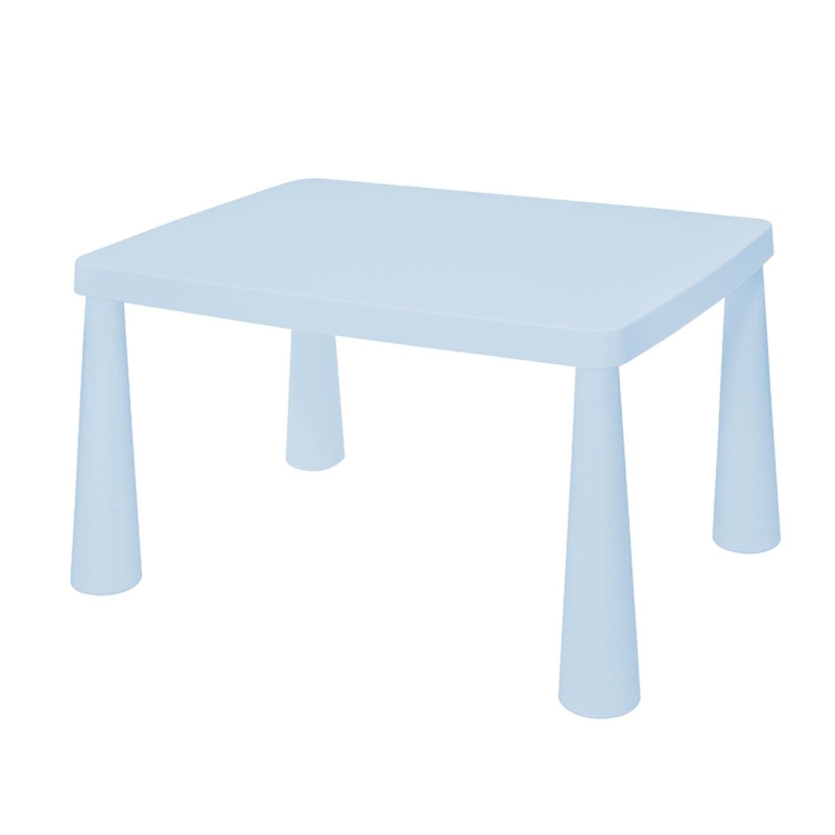 Zestaw dla dzieci stolik i krzesełka plastikowe niebieskie