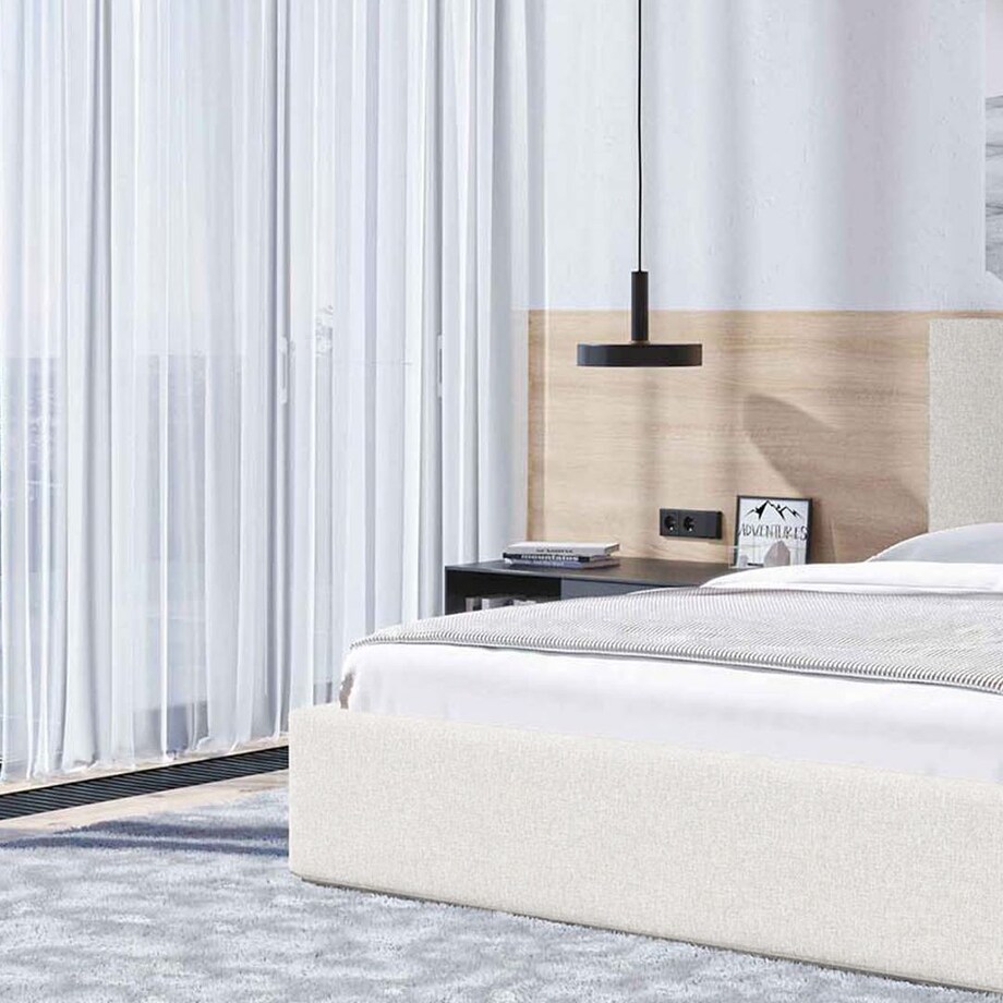 Mesonica Łóżko Bufo, jasny beż 160x200