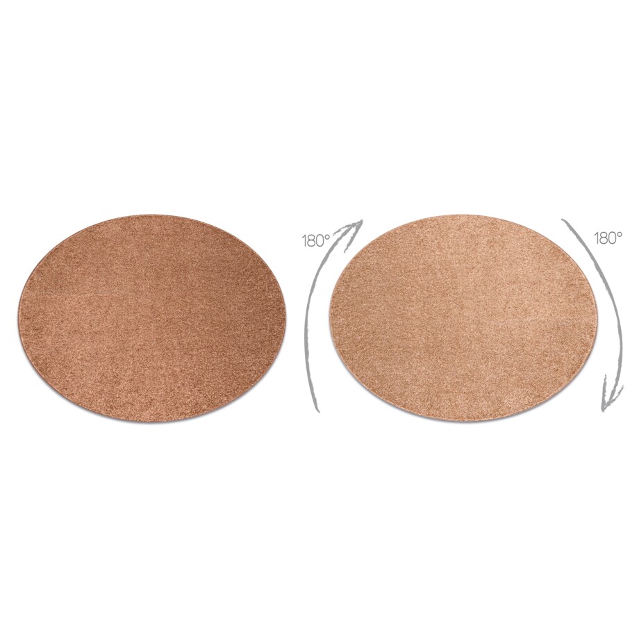 DYWAN koło INDUS miedziany 82 gładki, koło 200 cm