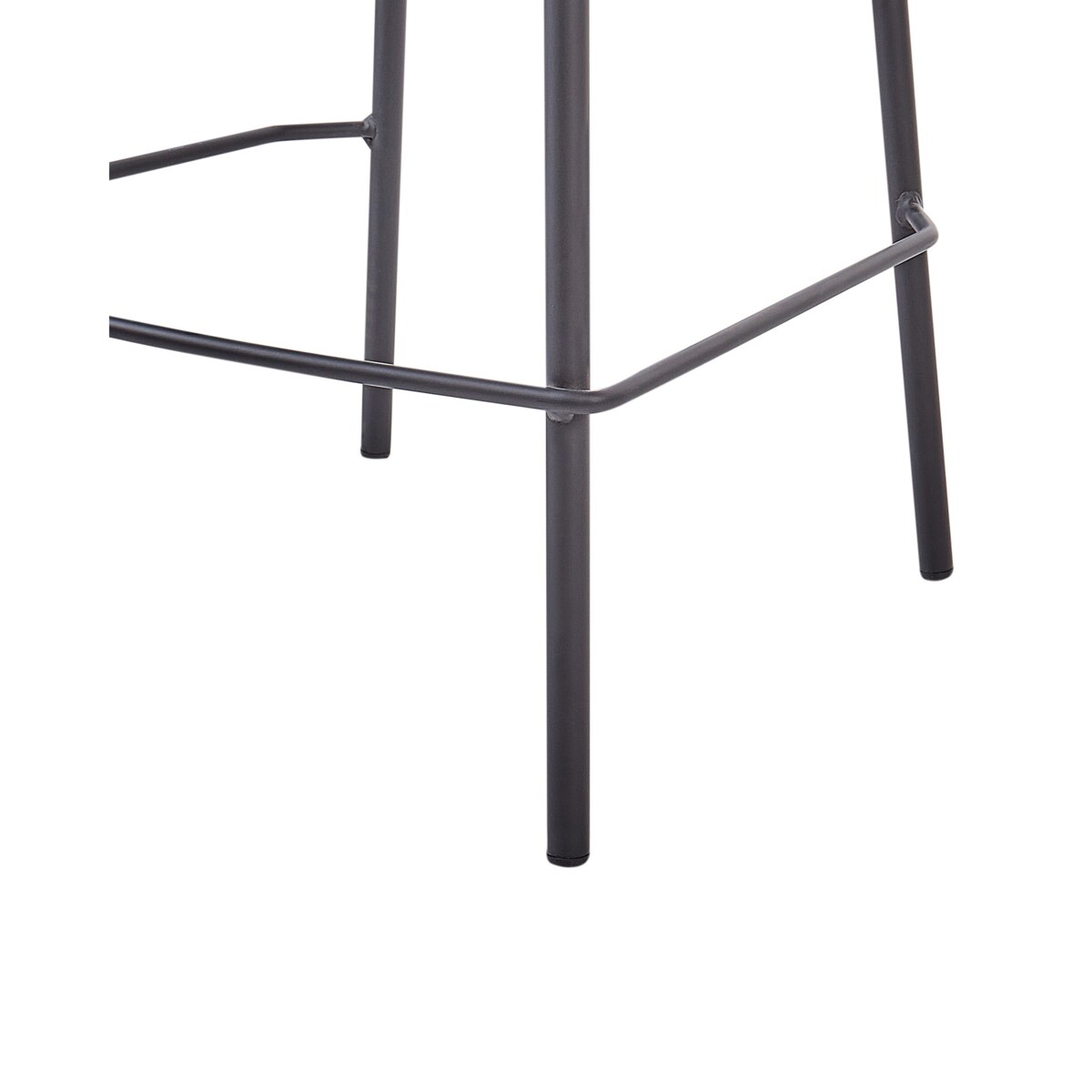 Krzesło barowe Zestaw 2 Tkanina Lazurowy MAYETTA