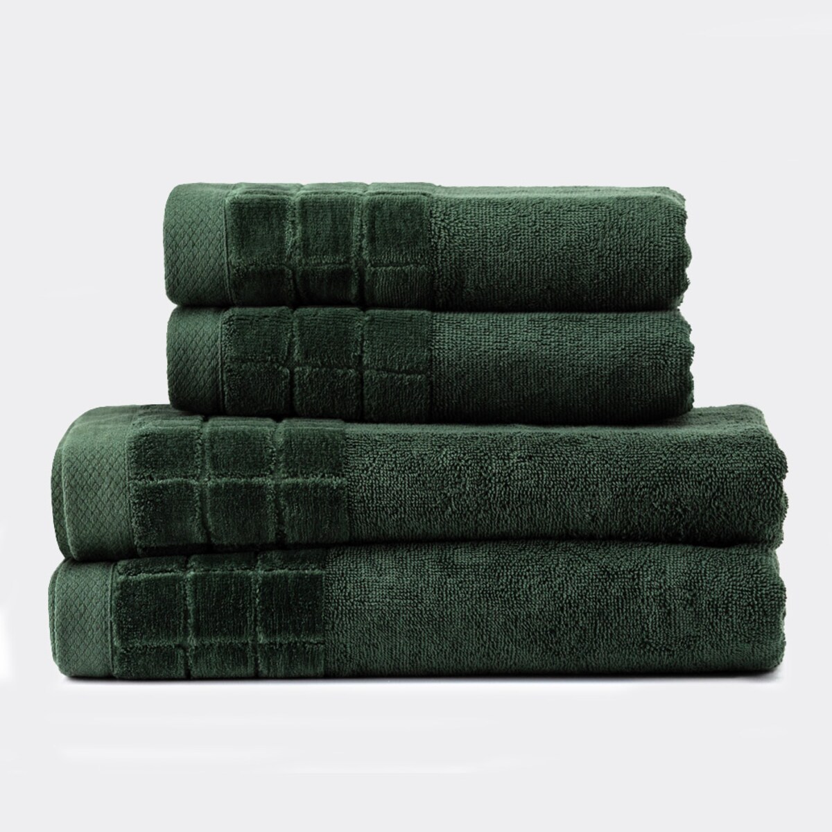 Luksusowy ręcznik EMERALD VELVET 70x140 cm z bawełny czesanej premium