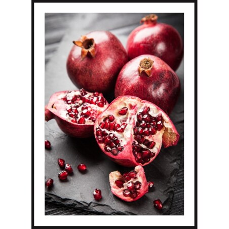 Poster Story, Plakat, Obraz - Kawałki Granatu, wymiary 30 x 42 cm