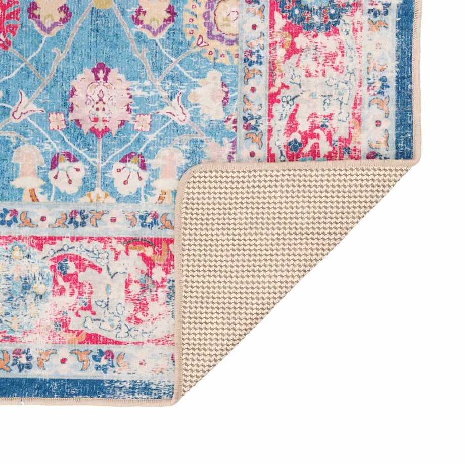 vidaXL Dywan z możliwością prania, kolorowy, 80x150 cm, antypoślizgowy