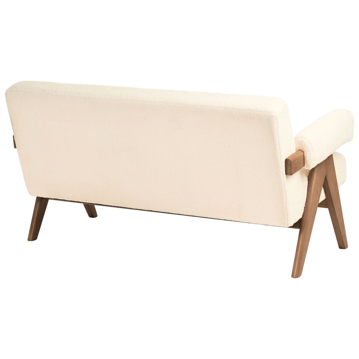 Sofa TAMRE Boucle Złamana biel dla 2 osób