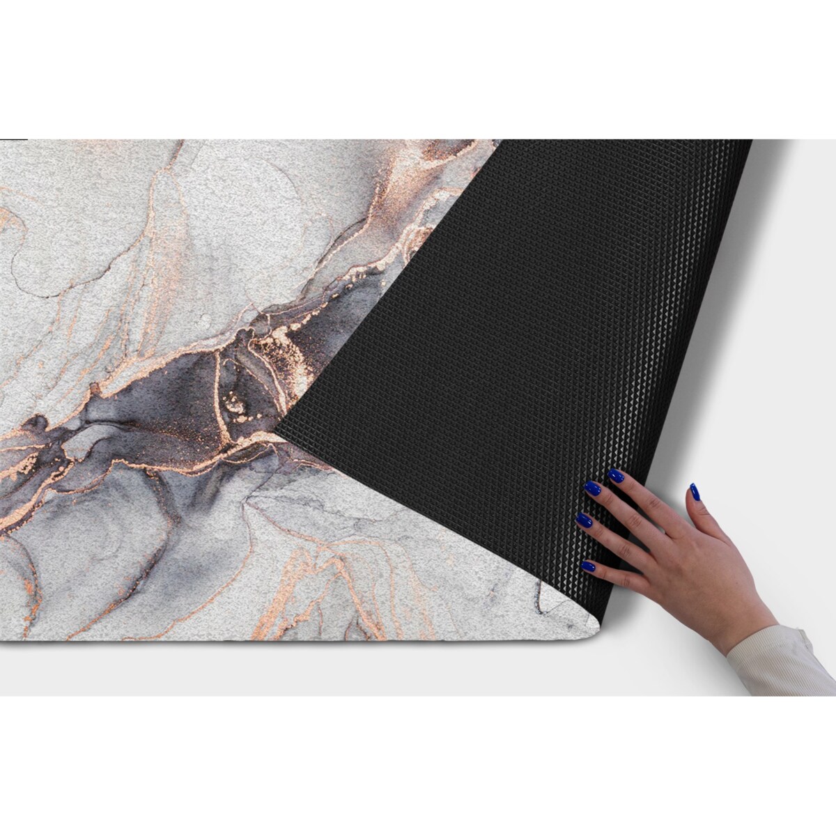 Wycieraczka zewnętrzna XXL Jasny marmur 150x100cm