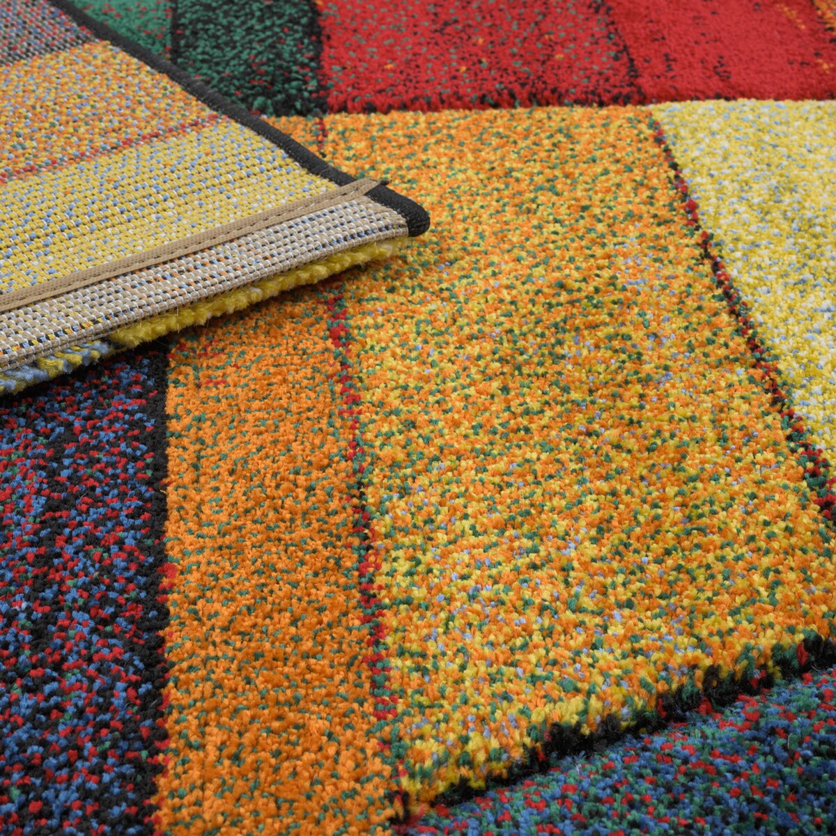 Dywan Zefir 80x150 cm e-floor OEKO-TEX geometryczny wielokolorowy