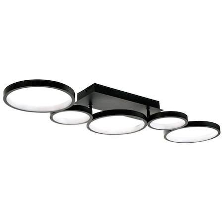 Lampa Sufitowa App1900-C Led Czarny, Metal, Tworzywo Sztuczne