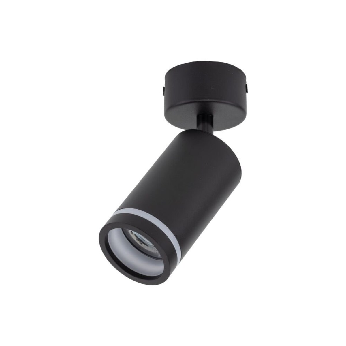 Reflektor sufitowy spot TK Lighting JET BLACK 6910 czarny GU10 ruchomy metalowy