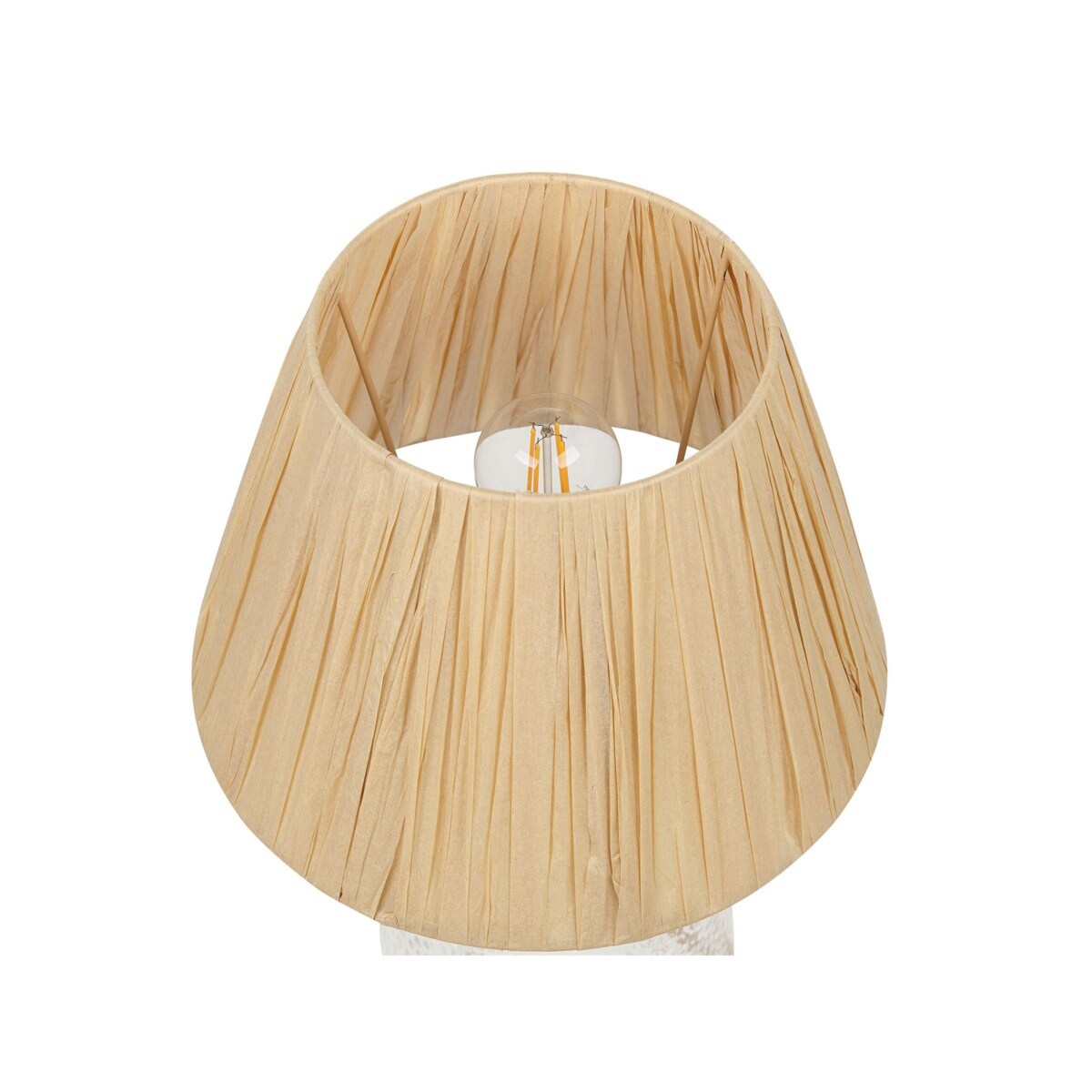 Lampa stołowa szklana transparentna BLANCO