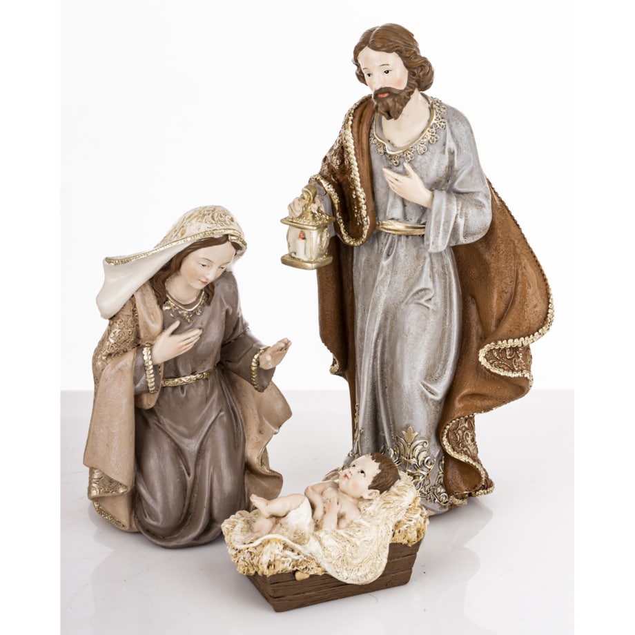 Dekoracja - szopka NATALE 6 postaci 26x69x23 cm
