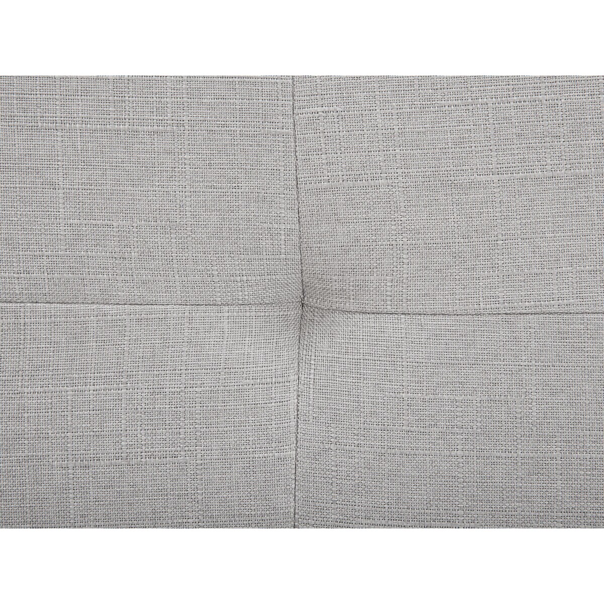 Łóżko wodne tapicerowane 180 x 200 cm jasnoszare LA ROCHELLE