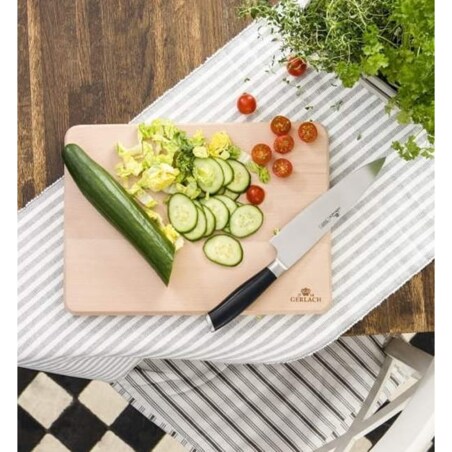Gerlach Deco Black Nóż Kuchenny 20 cm Uniwersalny do Krojenia Siekania