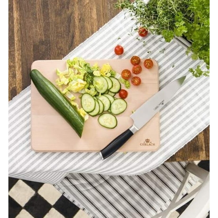 Gerlach Deco Black Nóż Kuchenny 20 cm Uniwersalny do Krojenia Siekania