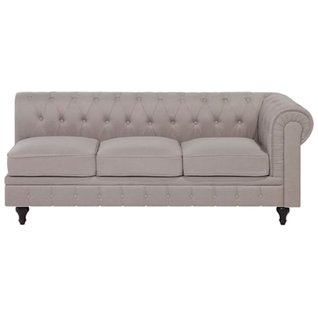Narożnik prawostronny beżowy CHESTERFIELD