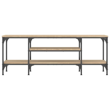 vidaXL Szafka pod telewizor, dąb sonoma, 121x35x45 cm