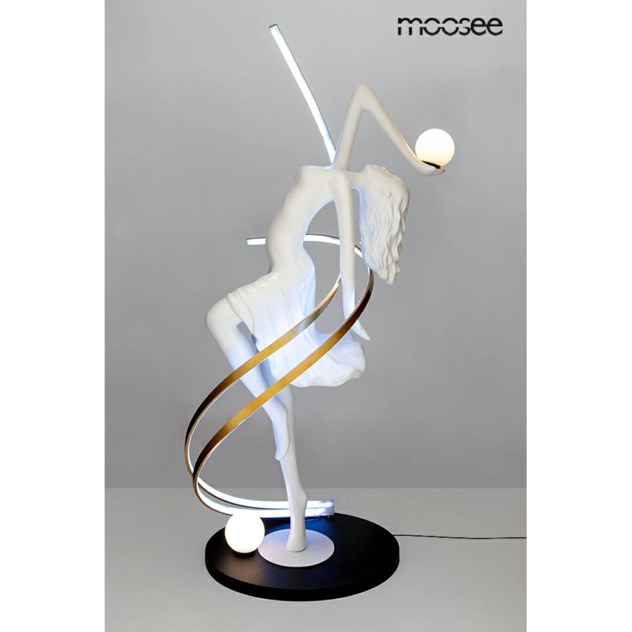 MOOSEE lampa podłogowa DANCING QUEEN biała