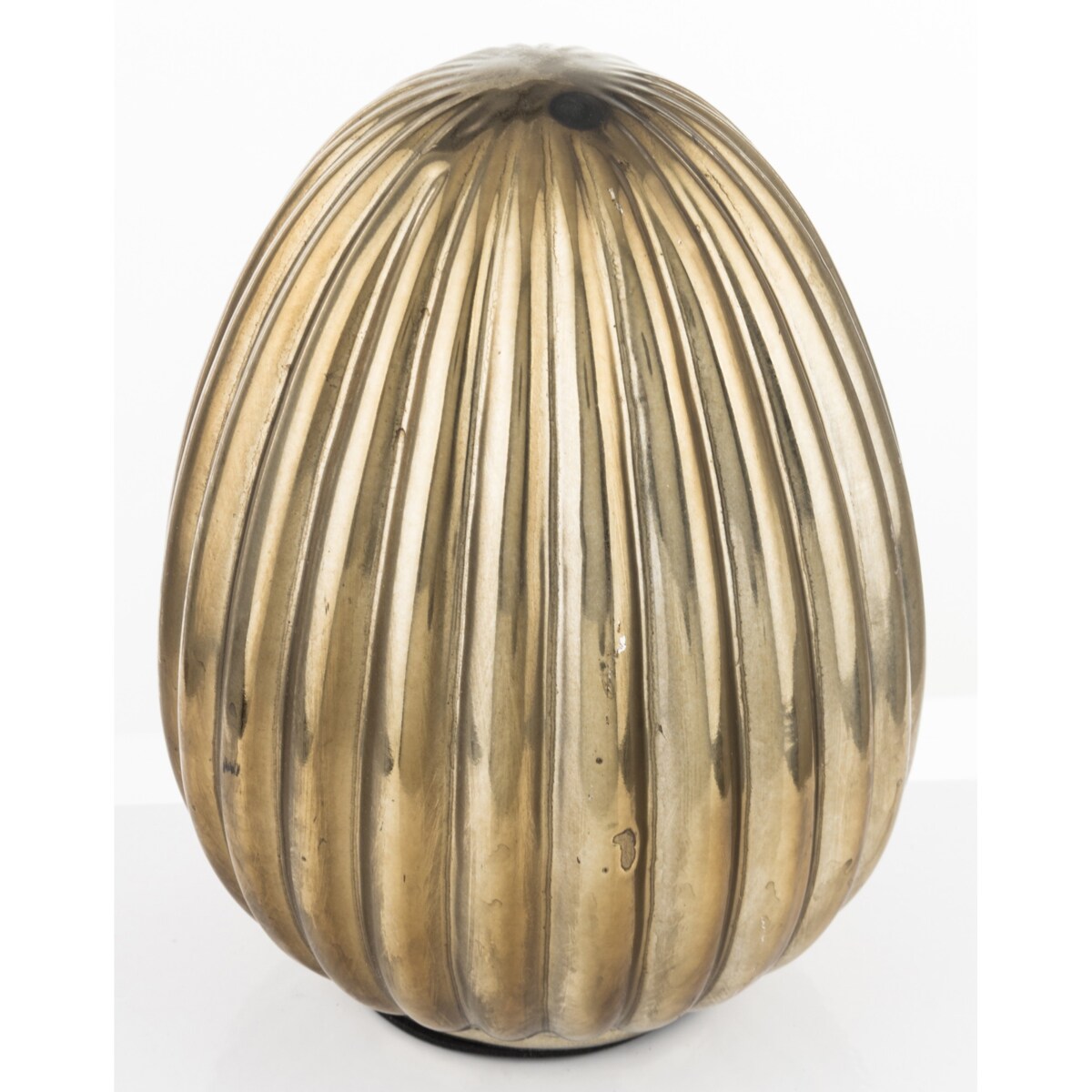 Dekoracja - złote jajko 20x14x14 cm ceramiczne TATIM big