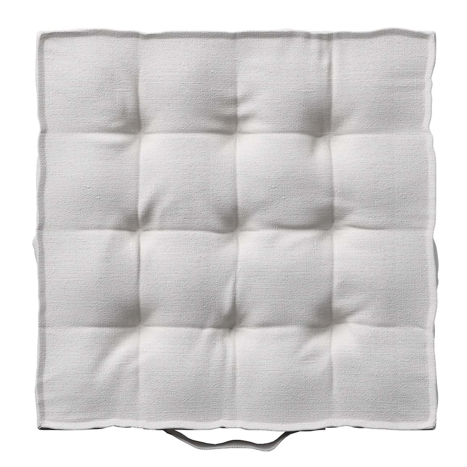 Poduszka na krzesło Kuba, śmietankowy biały, 40 x 40 x 6 cm, Linen