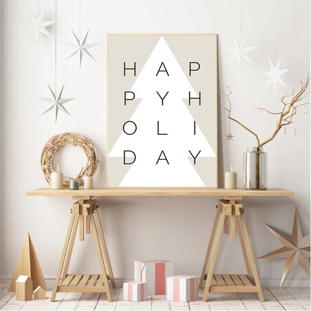 Poster Story, Plakat, Obraz - Happy Holiday, wymiary 50 x 70 cm