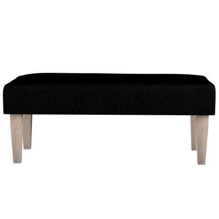 Ławka, czarny, 100 x 40 x 40 cm, Etna