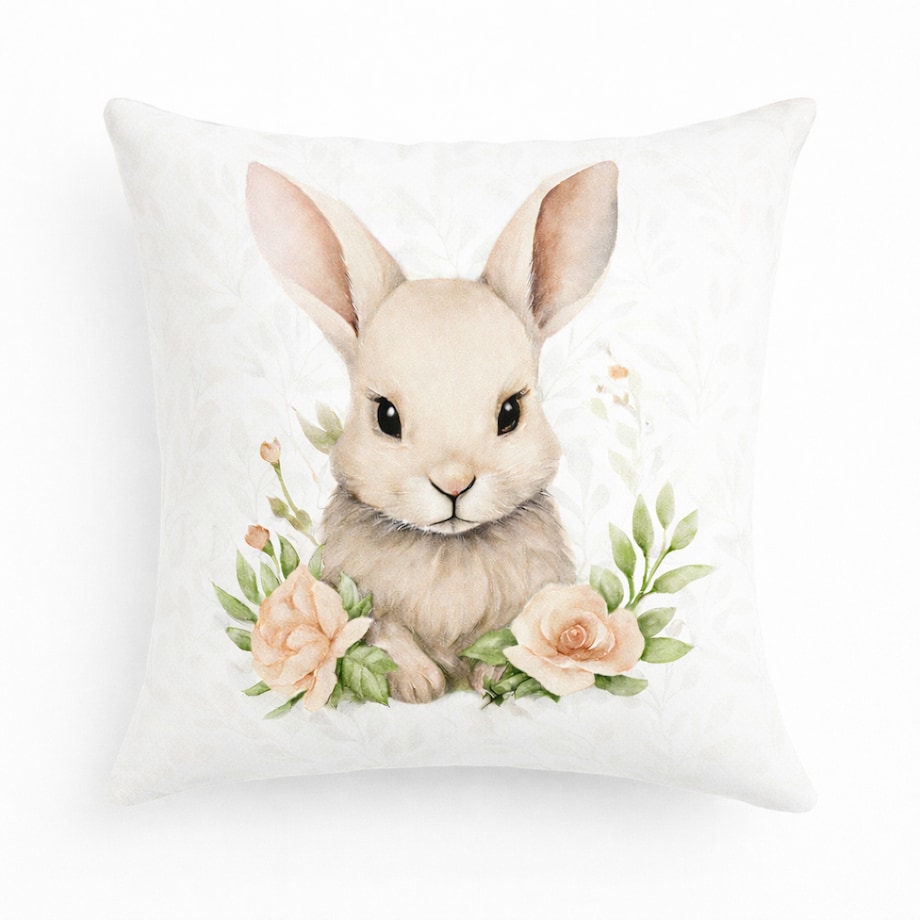 Ozdobna poszewka Zajączek 45x45