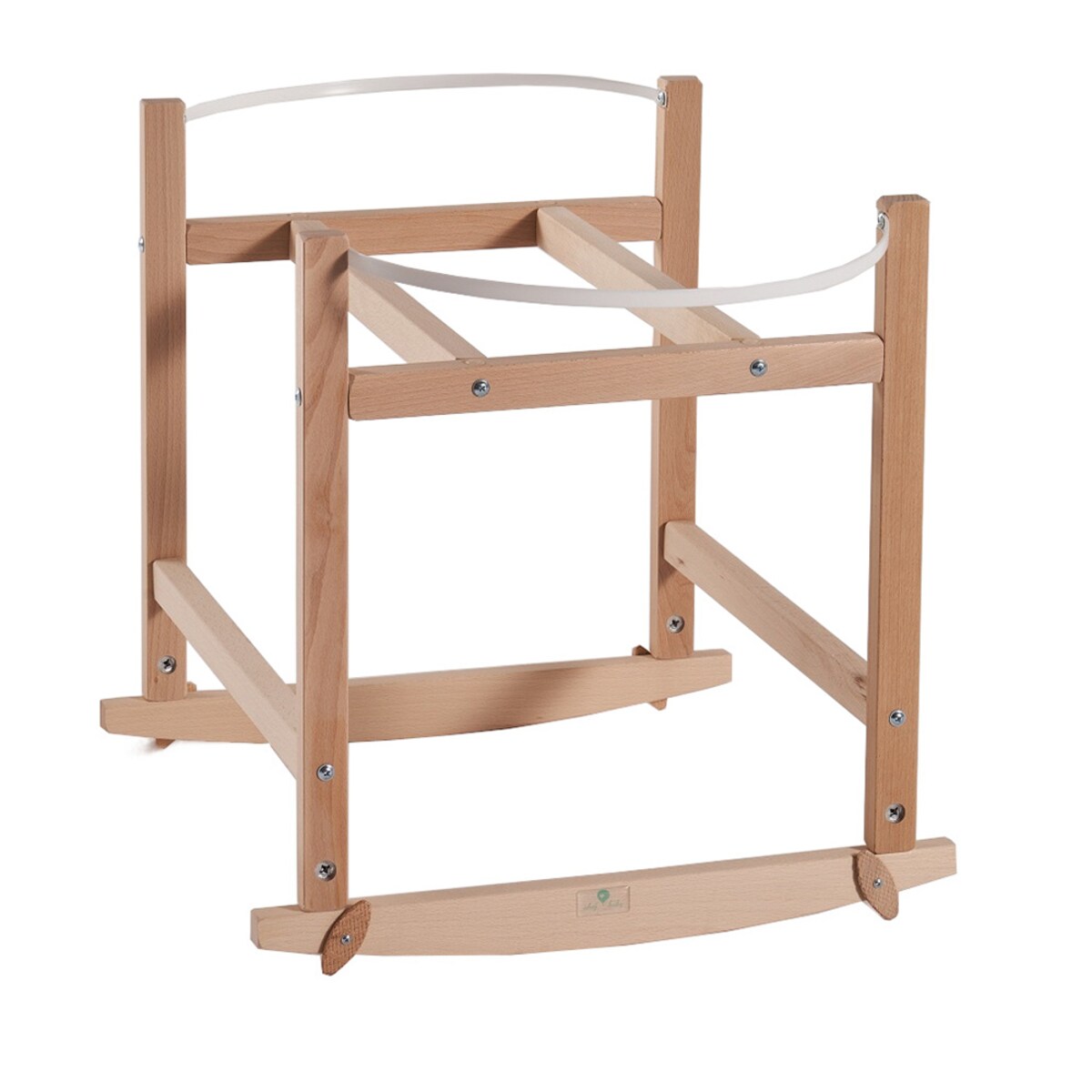 Bujak na kosz Happy Moses - RockingBaby Stand naturalny