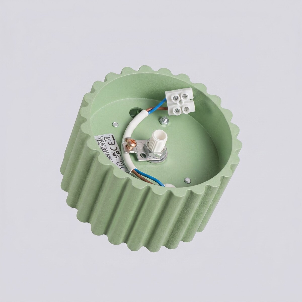 Plafon AURA 1 szałwiowy Gx53