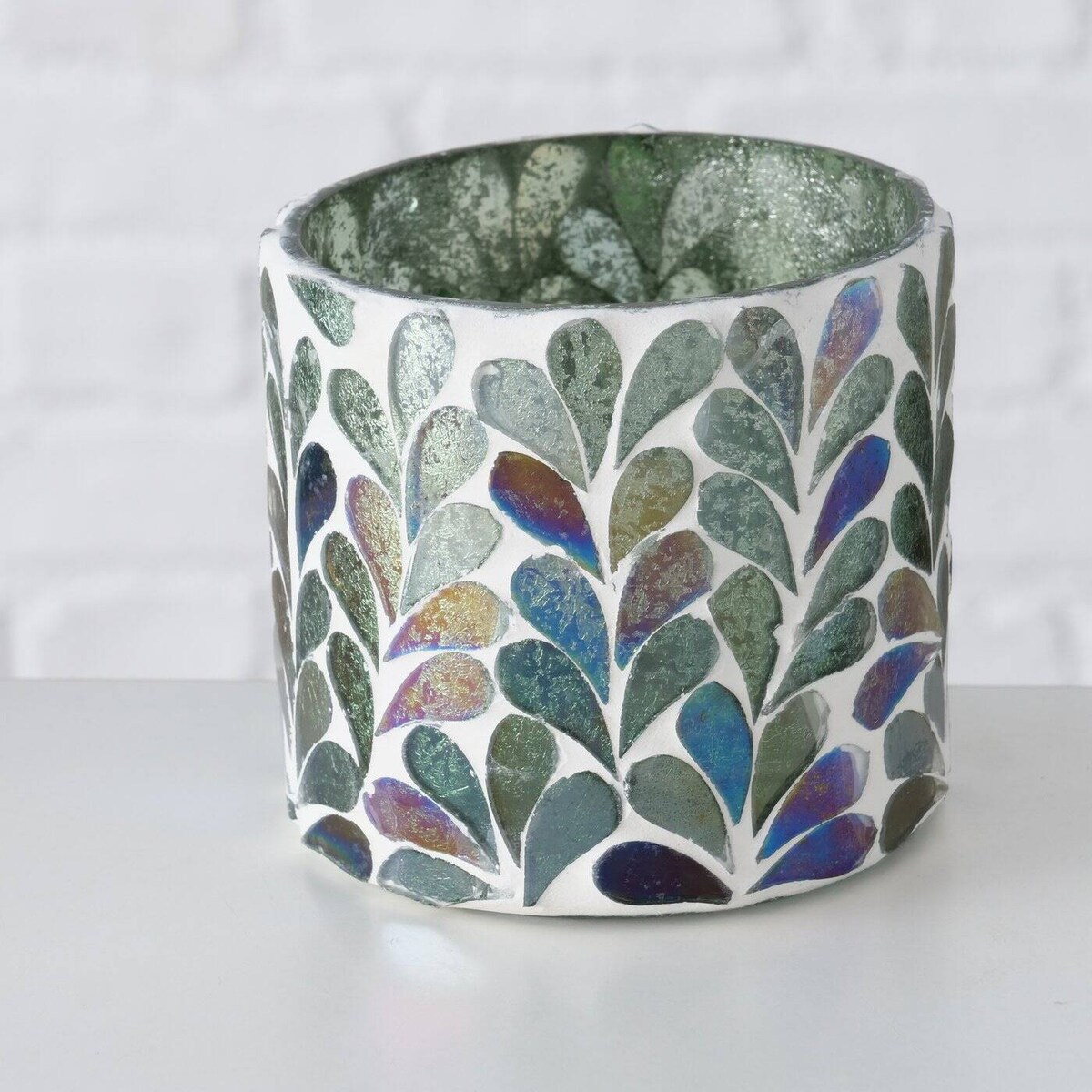 Świeczniki mozaiki KIRKAS, 2 sztuki