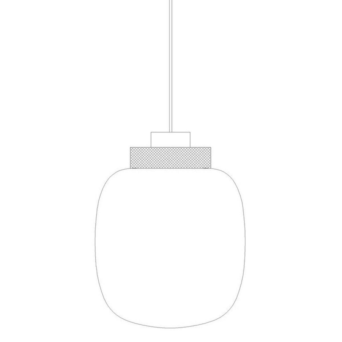 Wisząca lampa Boom 9969P/A Step LED 24W 3000K klosz szklany mosiądz dymiona