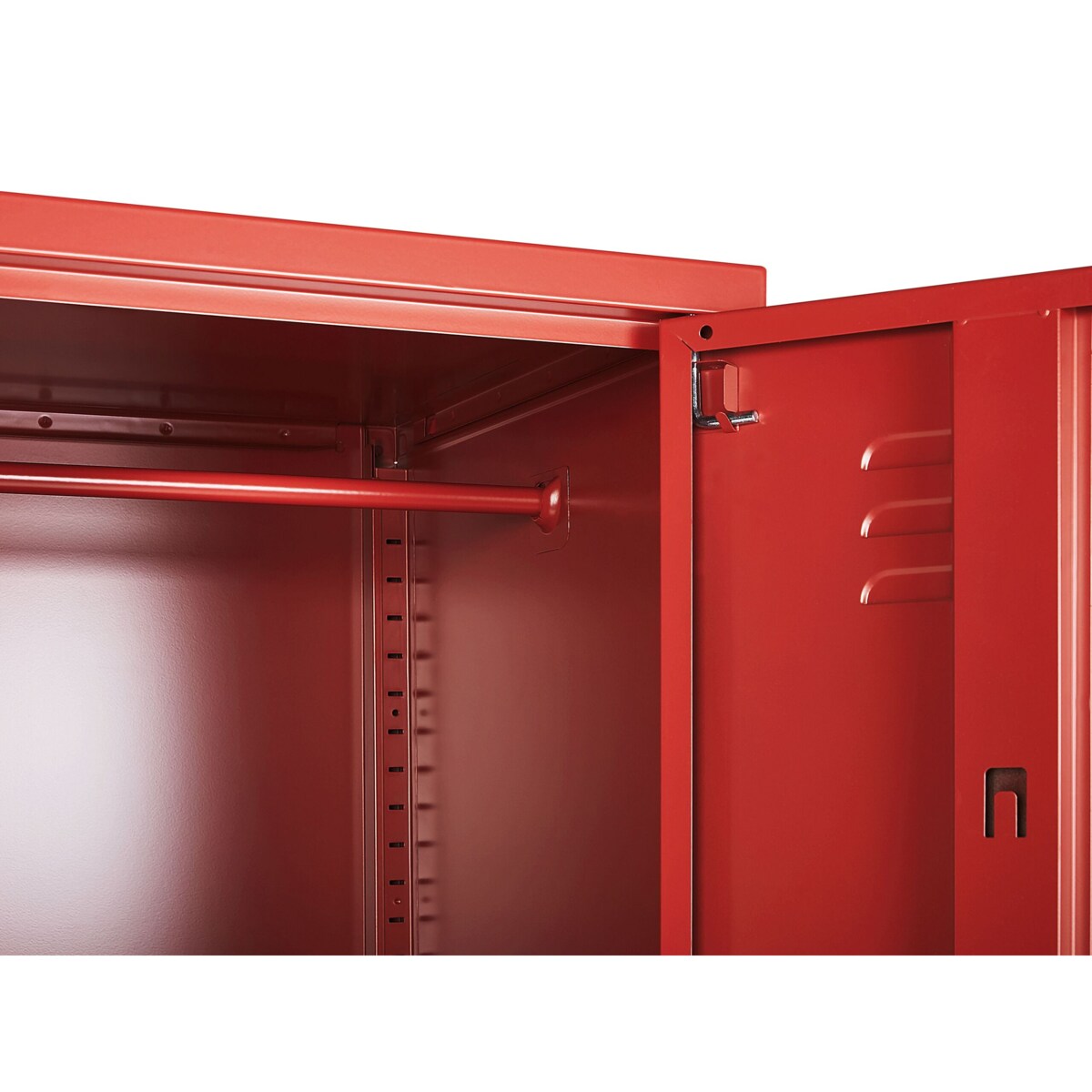 Szafa biurowa metalowa czerwona FROME