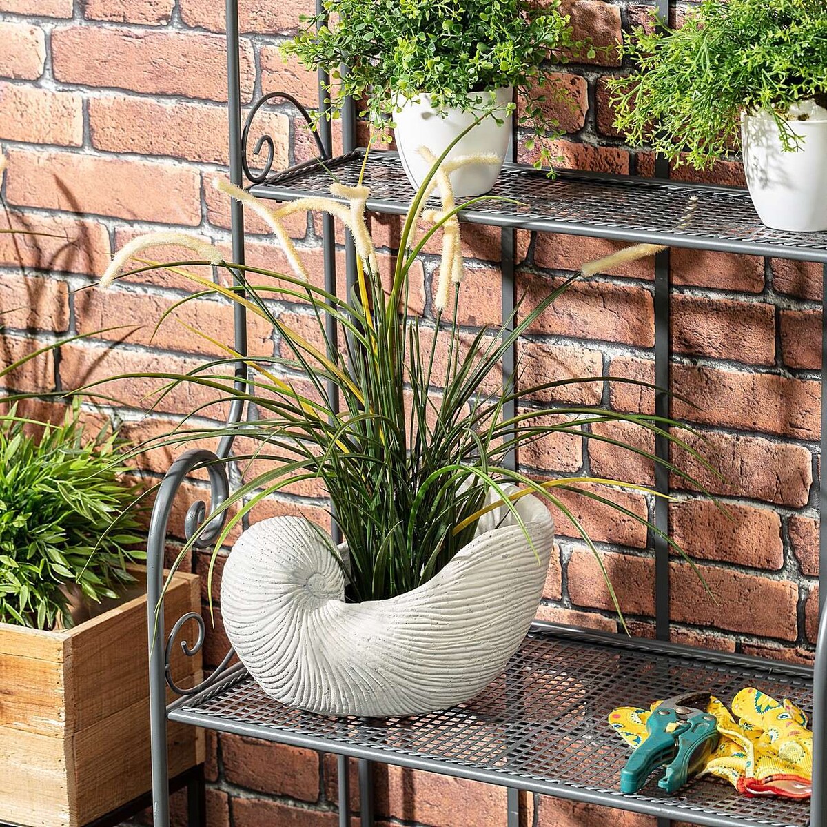 Doniczka Shellfish, 34 x 22 x 21,5 cm