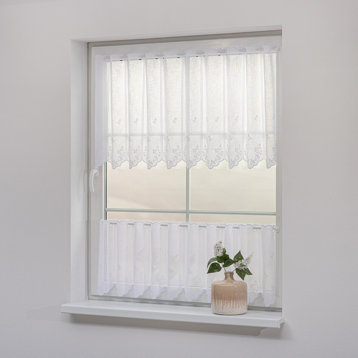 Zazdrostka żakardowa Floral wys. 60 cm na metry 260x0