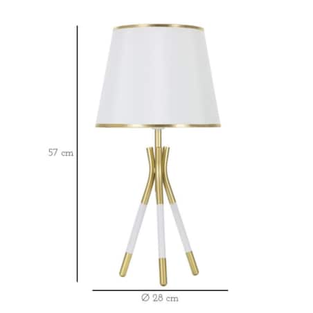 Lampa stołowa na trójnogu 57x28x28 cm STATIV