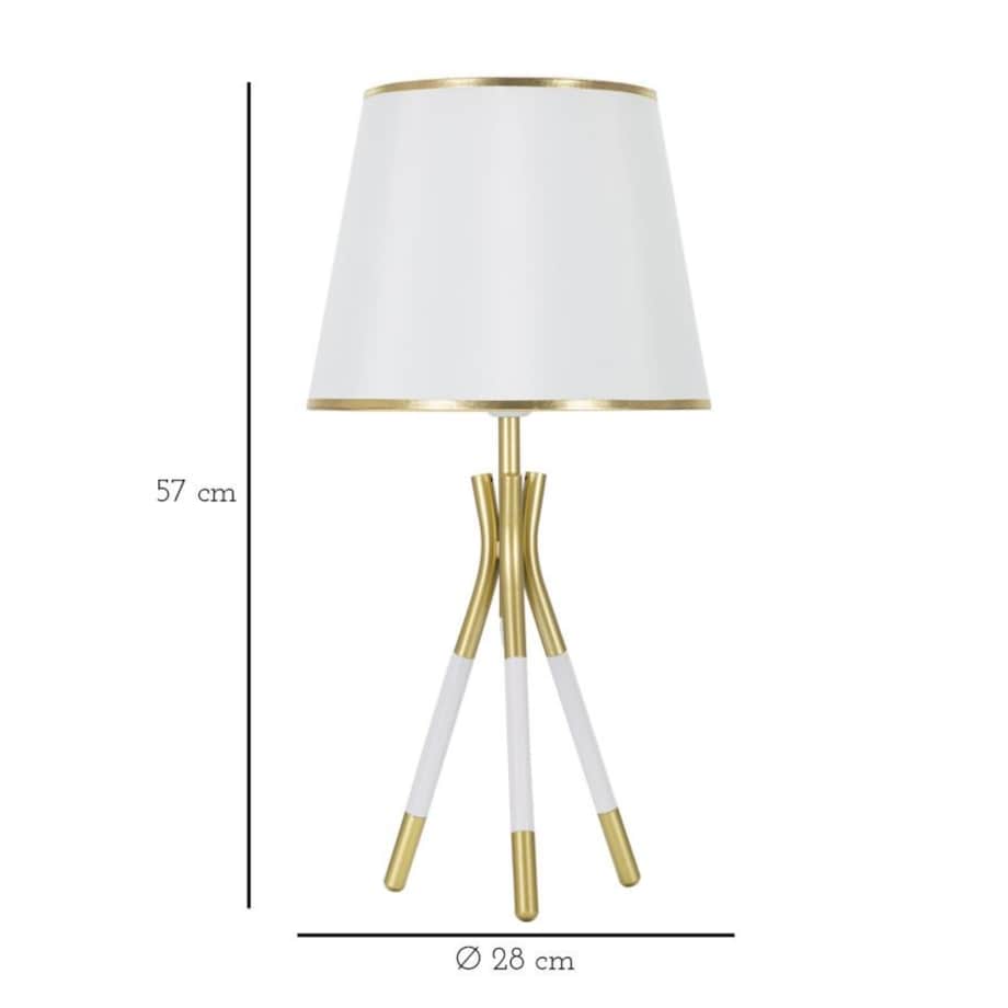 Lampa stołowa na trójnogu 57x28x28 cm STATIV