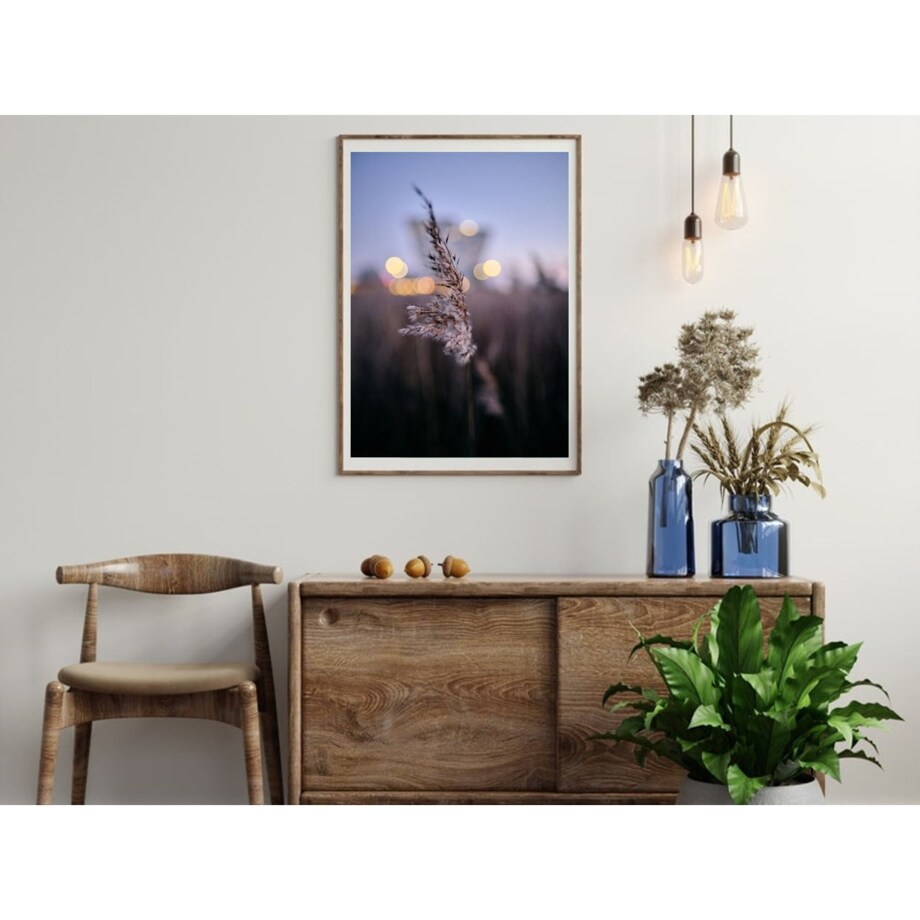 Poster Story, Plakat, Obraz - Pojedyncza Suszona Trawa, wymiary 21 x 30 cm