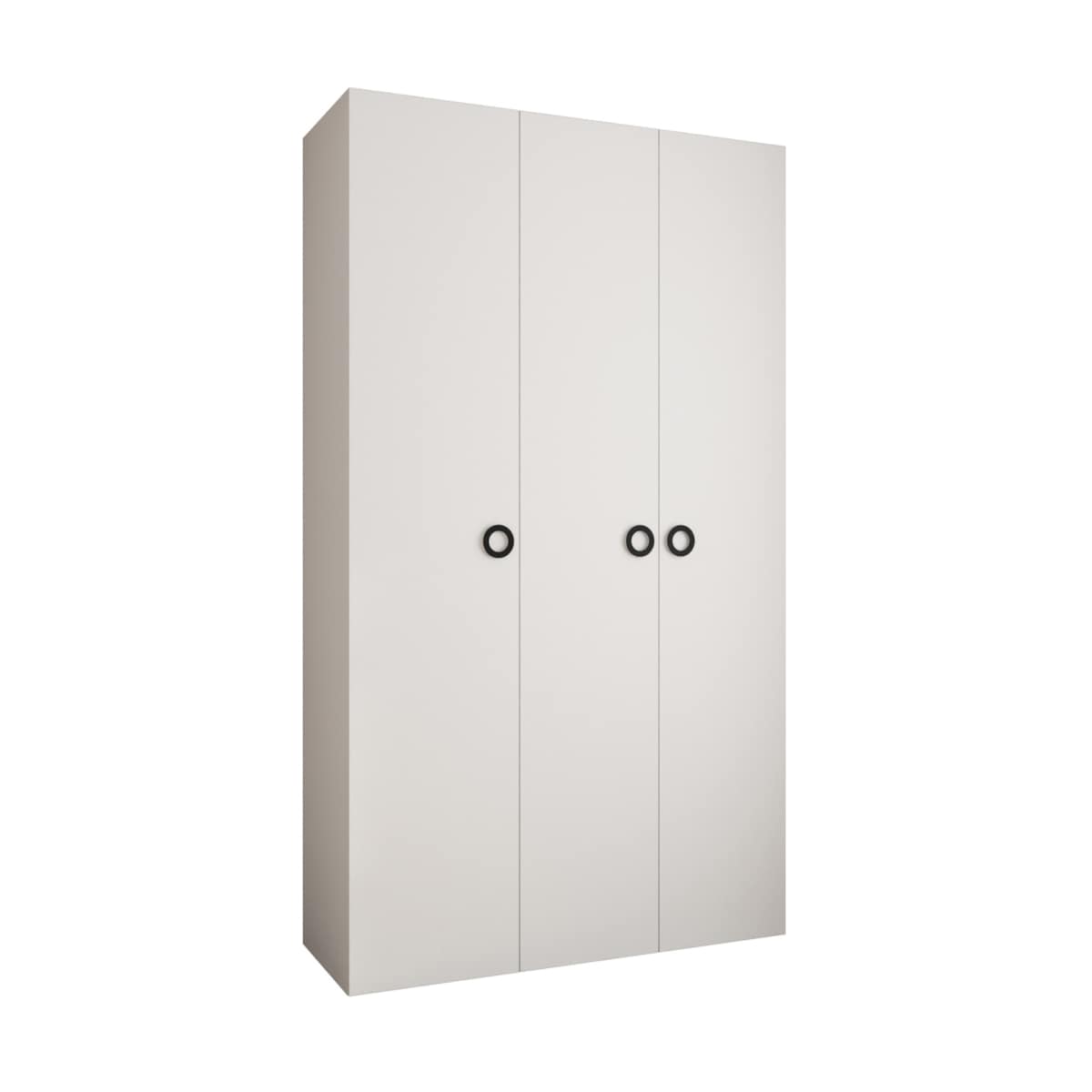 Szafa trzydrzwiowa Como 1 140 gł.40 biały+czarny