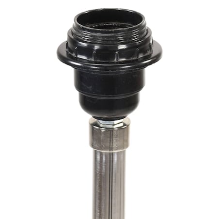 vidaXL Lampa podłogowa na trójnogu, brązowo-biała, tek, 141 cm