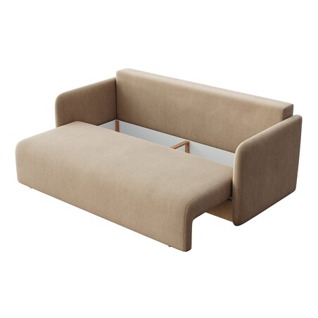 Sofa 3 osobowa Chaum rozkładana camelowa