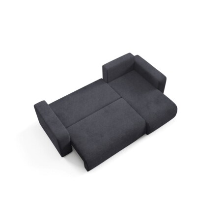 Narożnik EVORA L z pojemnikiem tkanina miękki plusz Kolor: Onega 11