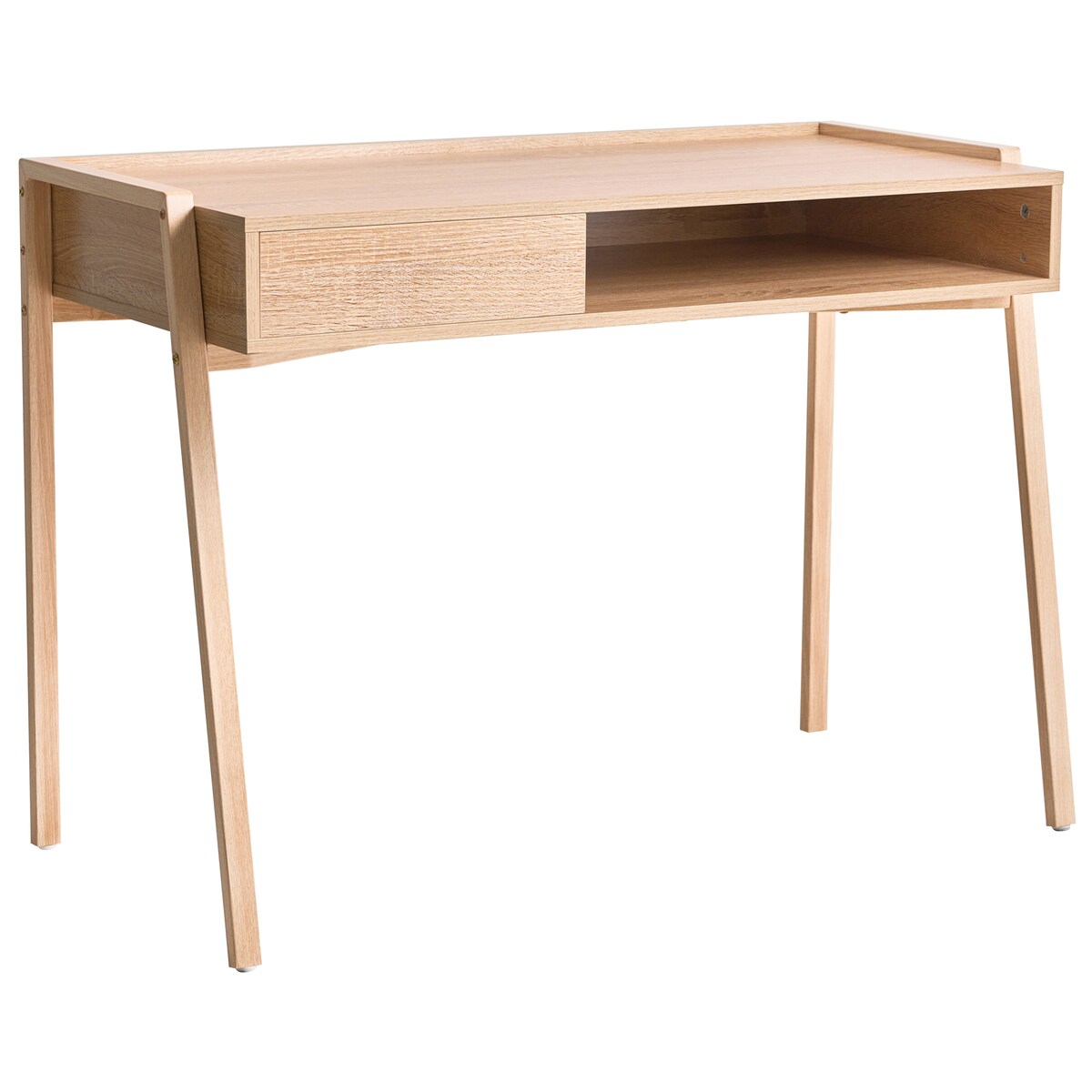 Biurko KOFOTEN 107 cm 48 cm Jasnobrązowy
