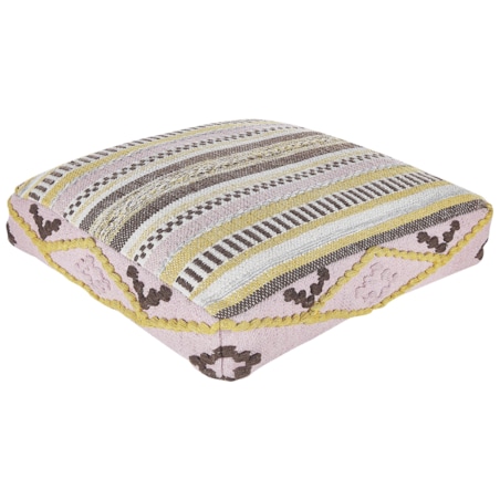 Poduszka podłogowa bawełniana 60 x 60 x 12 cm wielokolorowa MAPLE