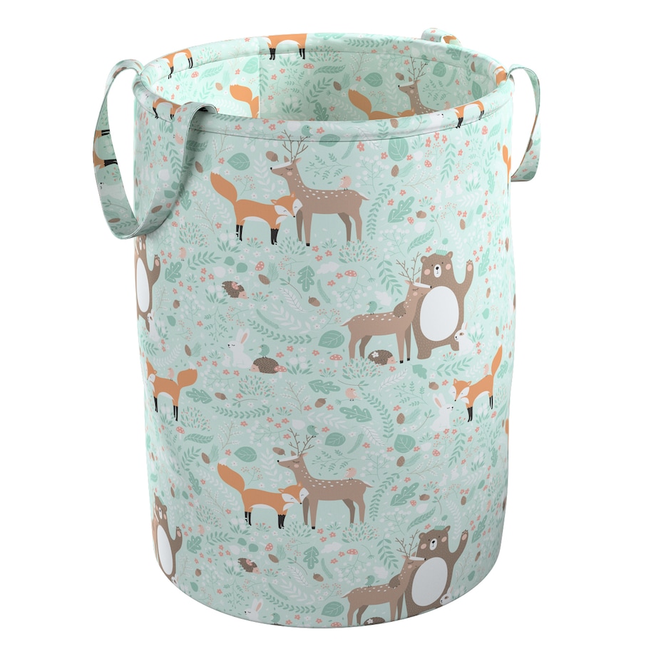 Kosz na zabawki Tobi, zielony, 30x40cm, Magic Collection