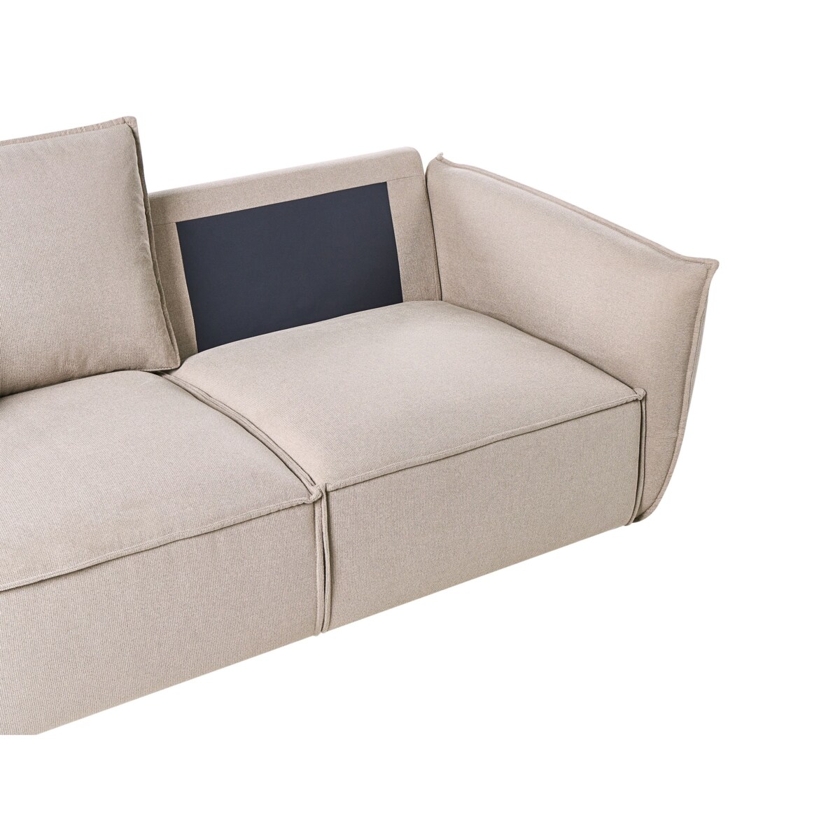 Sofa dla 3 osób KUNES Beżowoszary