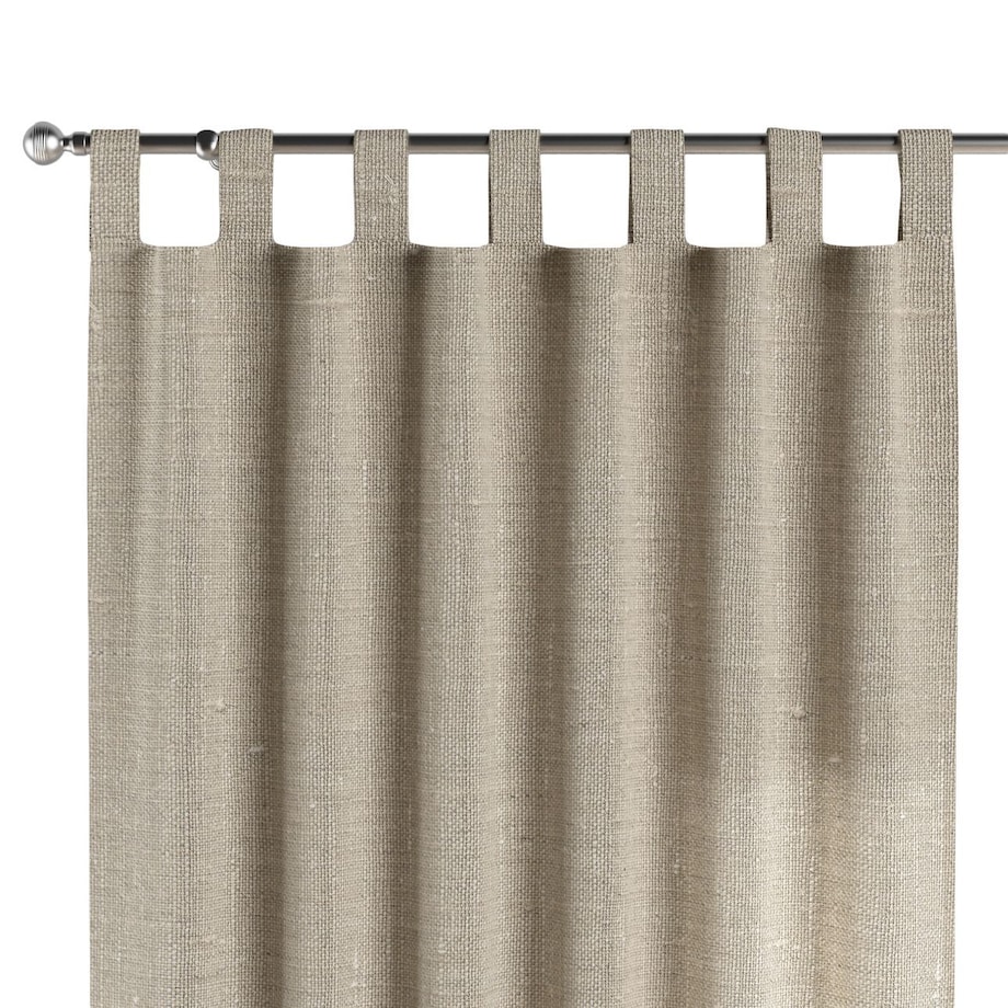 Zasłona na szelkach 1 szt. 130x245 naturalny len